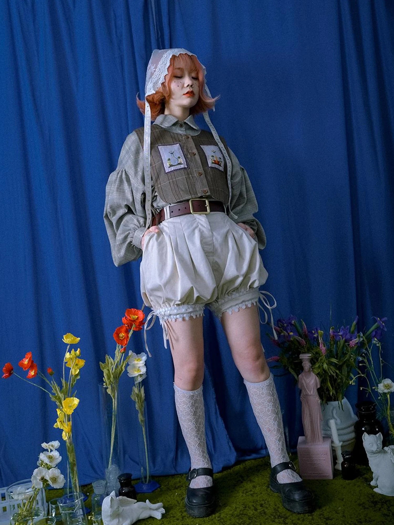 Lace Trim Bubble Shorts Day To Day Alchemy