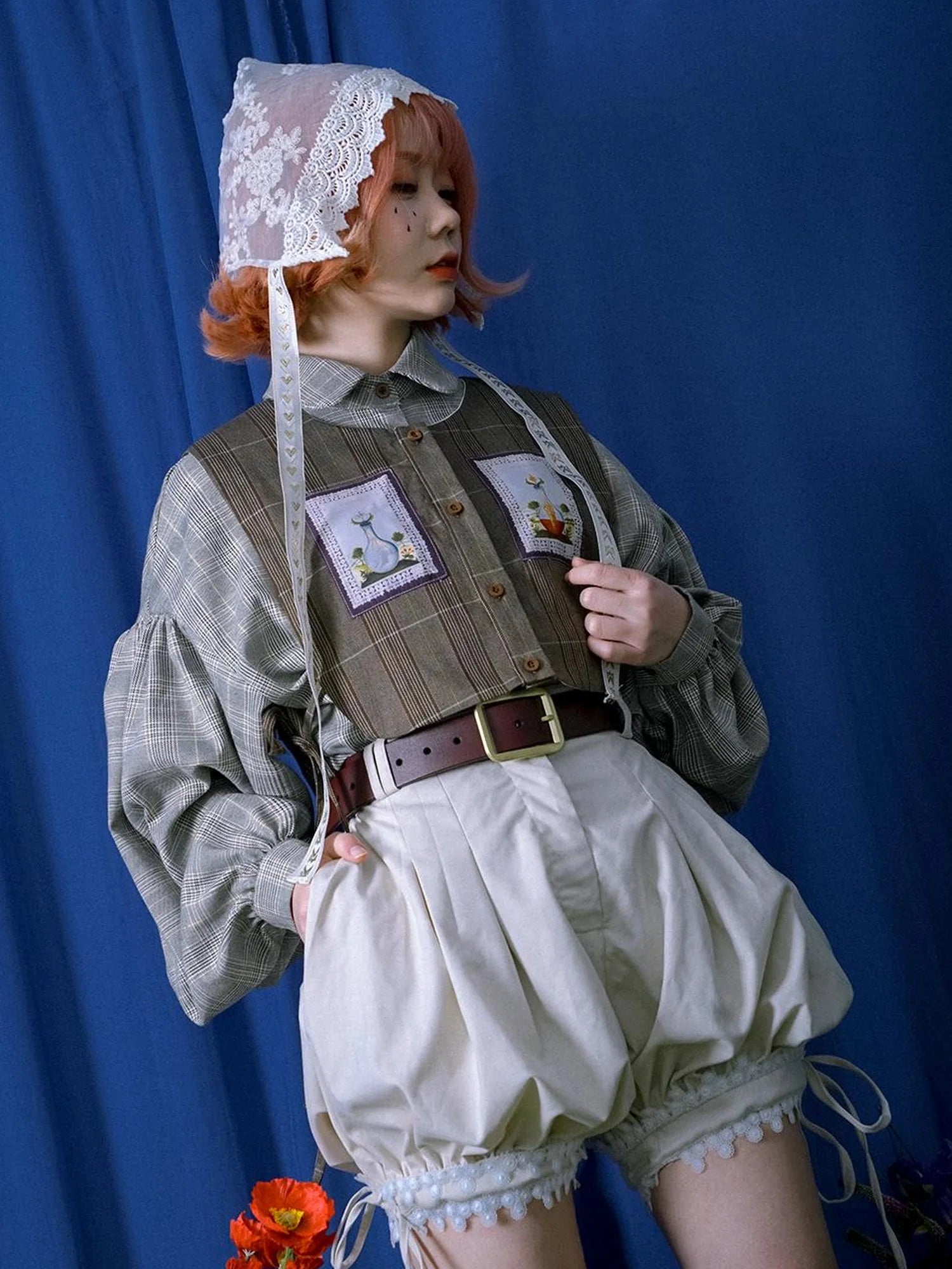 Lace Trim Bubble Shorts Day To Day Alchemy