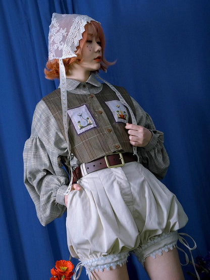 Lace Trim Bubble Shorts Day To Day Alchemy