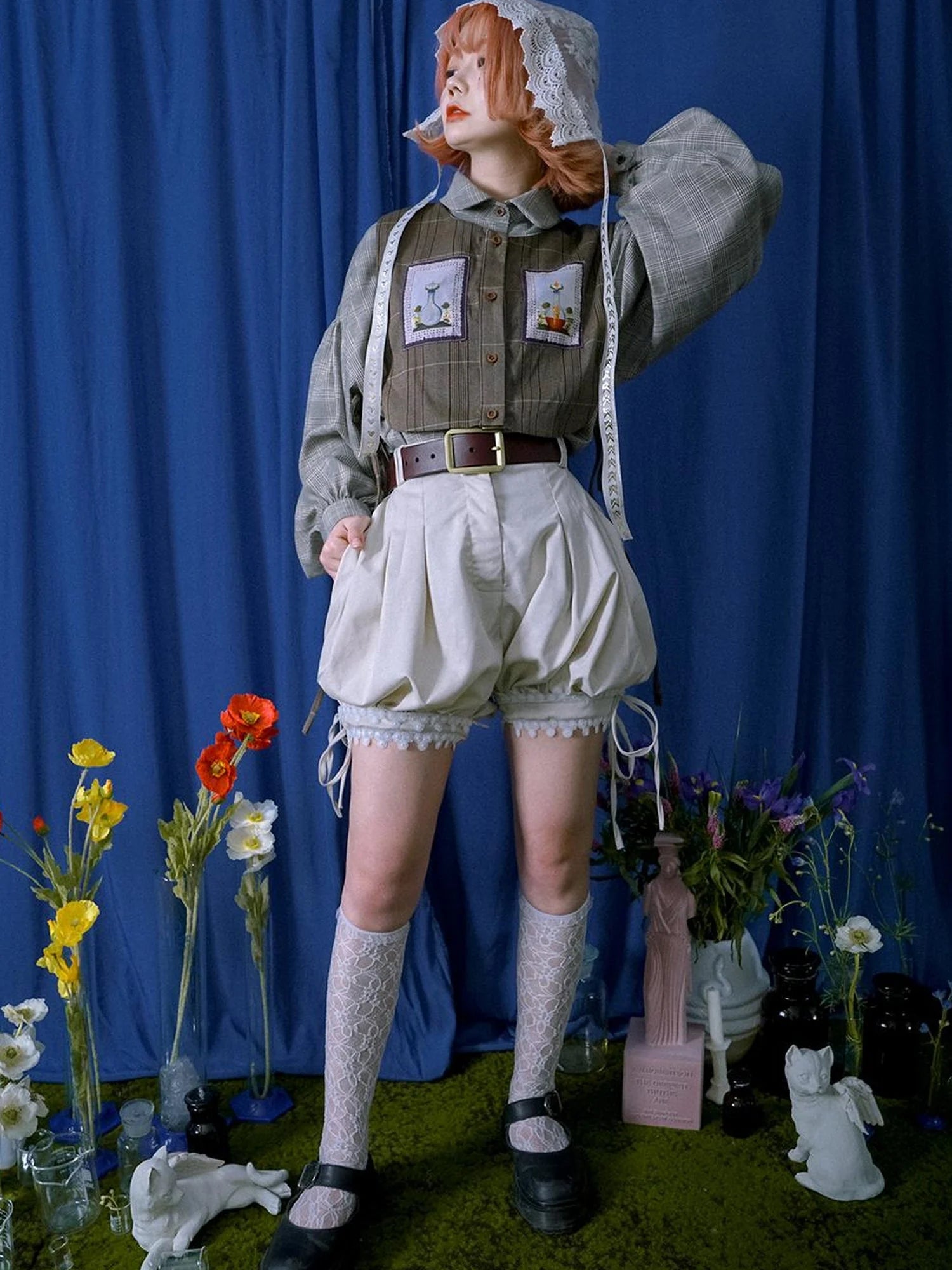 Lace Trim Bubble Shorts Day To Day Alchemy