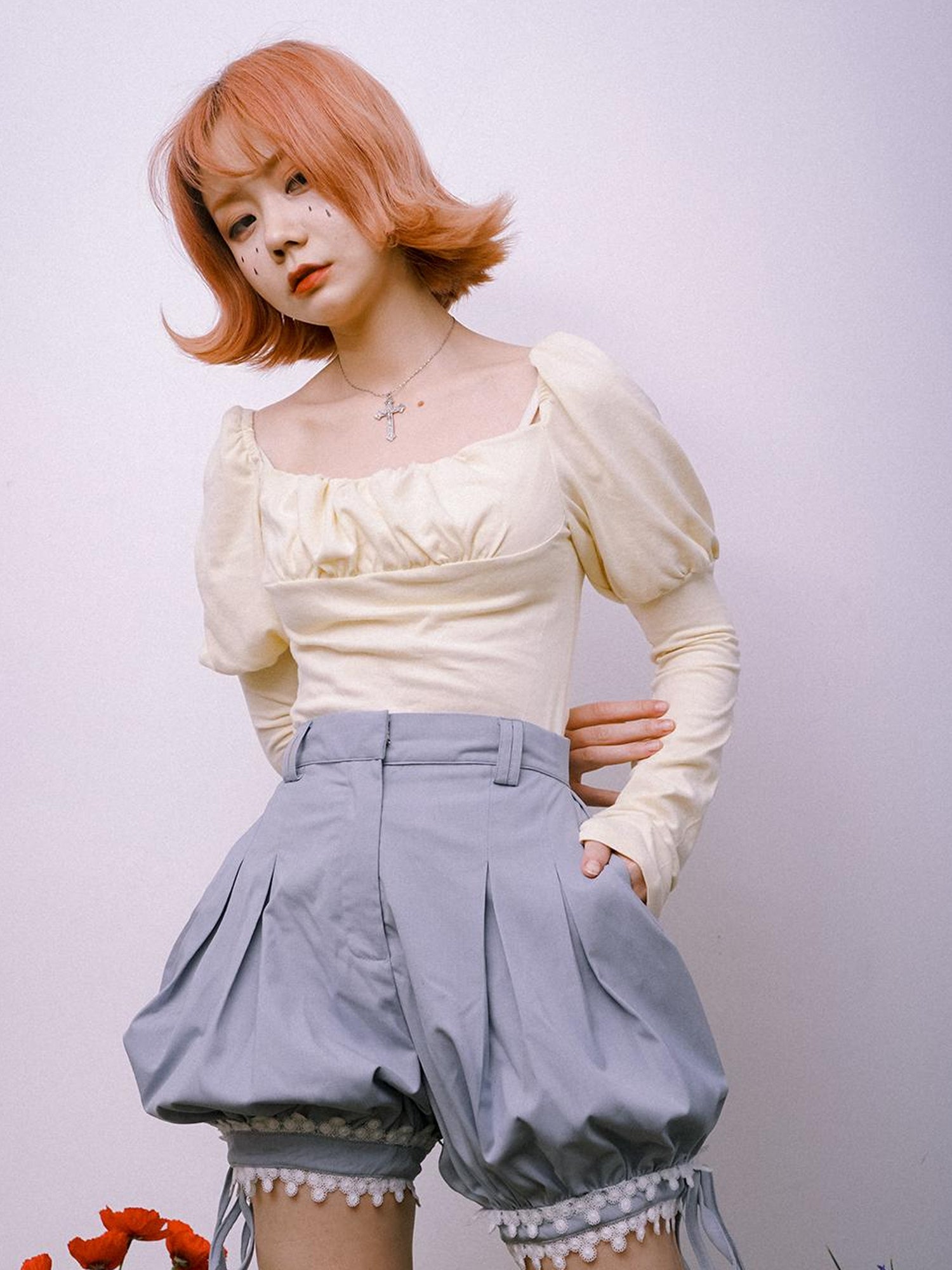 Daytoday Lace Trim Bubble Shorts Day To Day Alchemy