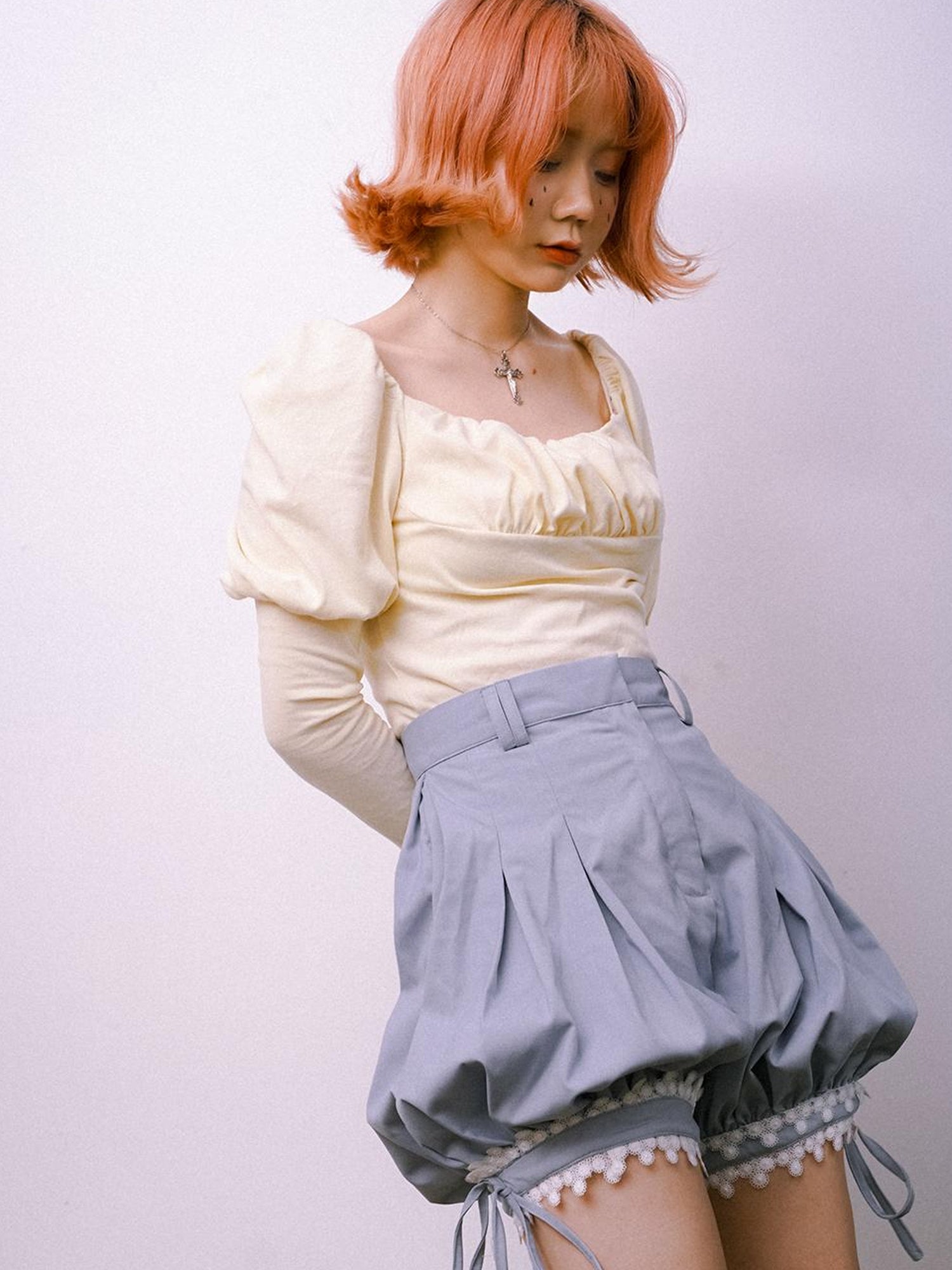 Daytoday Lace Trim Bubble Shorts Day To Day Alchemy