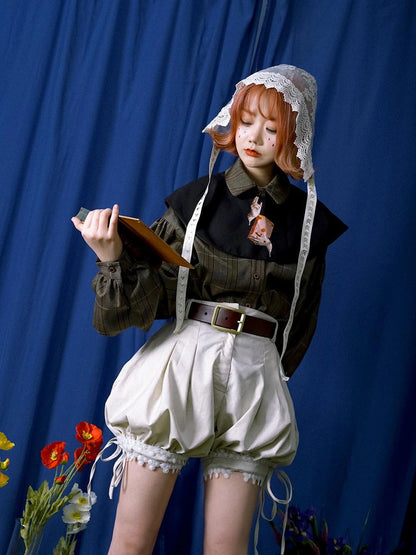 Lace Trim Bubble Shorts Day To Day Alchemy