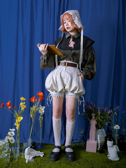 Daytoday Lace Trim Bubble Shorts Day To Day Alchemy