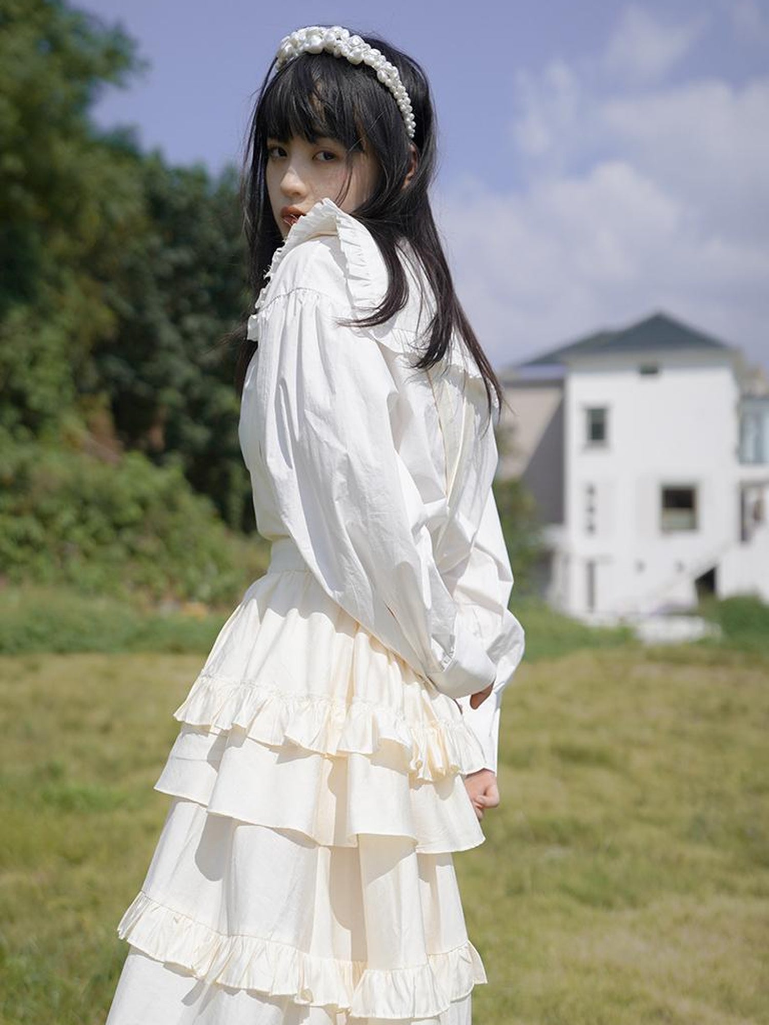 Daytoday Love Is Horrible Floral Lace Blouse