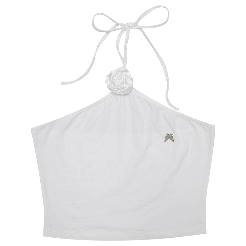 Daytoday_Rose_Brooch_Tie_Front_Knit_Crop_Top_MISSTT