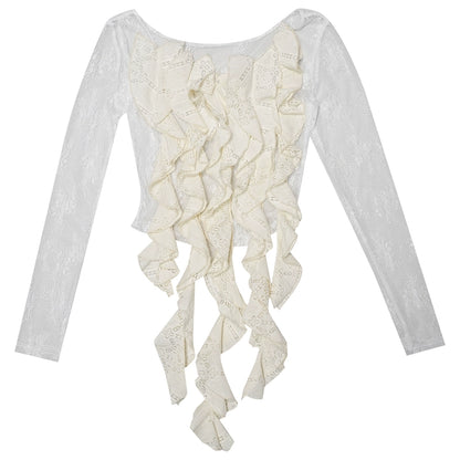 Daytoday_Sheer_Lace_Long_Sleeve_Blouse_With_Asymmetric_Hem_MISSTT