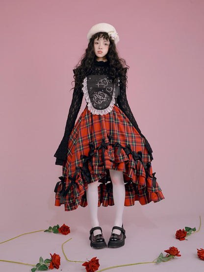 Daytoday Snow Country Bow Knot A Line Skirt
