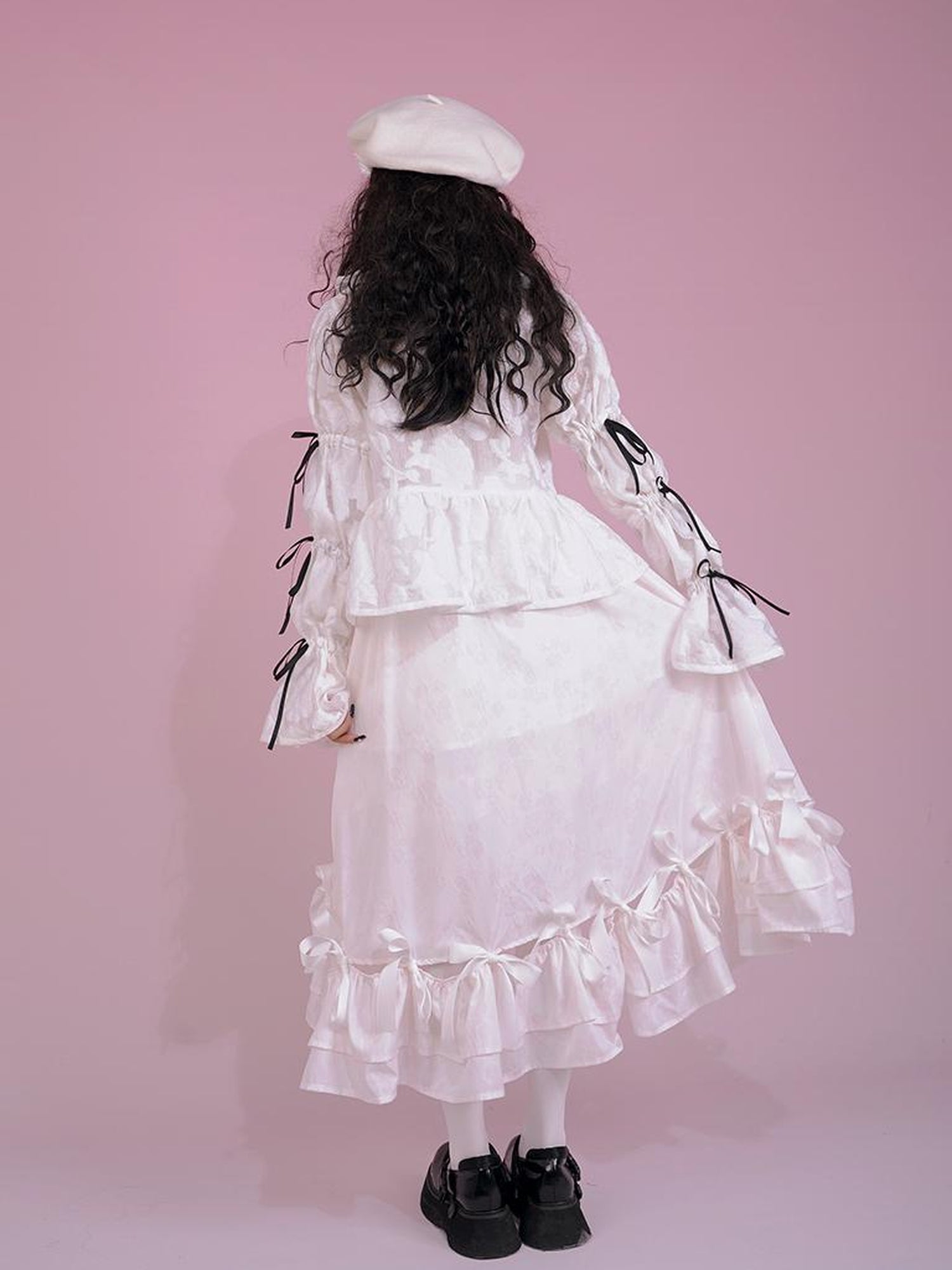 Daytoday Snow Country Bow Knot A Line Skirt