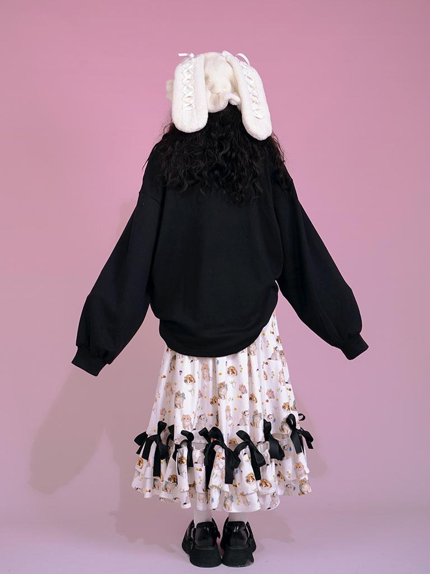 Daytoday Snow Country Bow Knot A Line Skirt