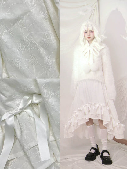 Daytoday_Snow_Country_Bow_Knot_A_Line_Skirt_MISSTT