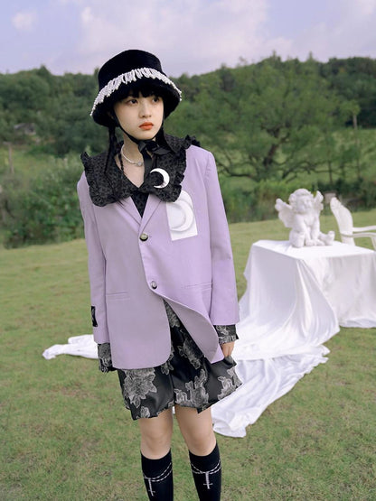 Star Dolphin Love Fear Mirror Pin