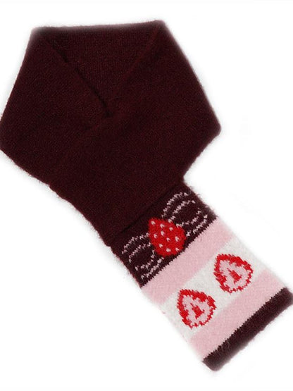 Daytoday Strawberry Cake Jacquard Knit Floral Women&