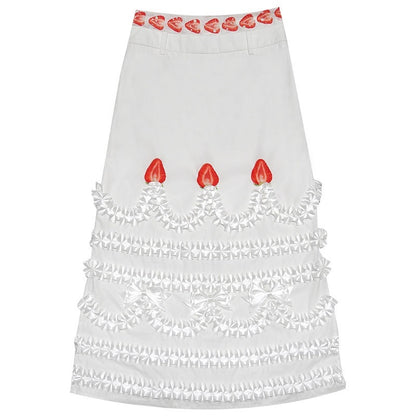 Daytoday_Strawberry_Print_3d_Embellishment_Side_Slit_Women&