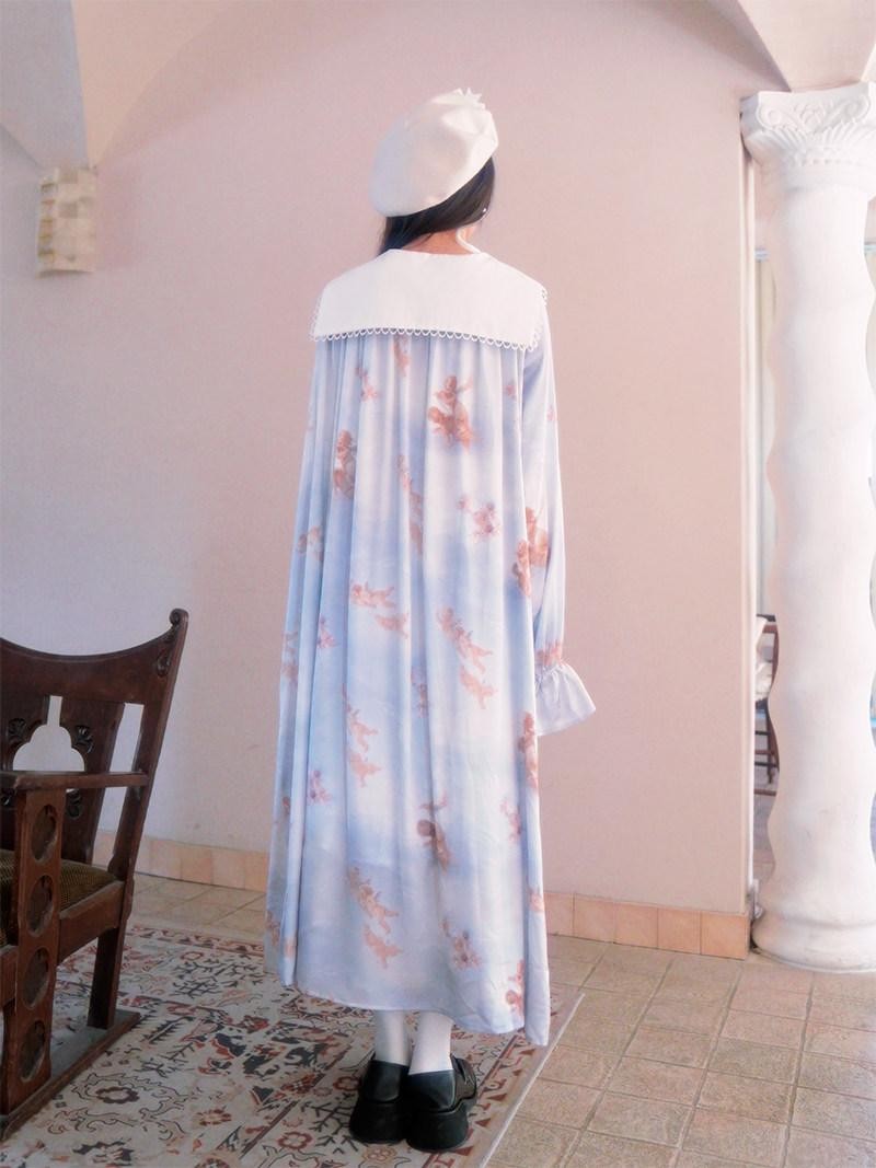 Daytoday Surreal Garden Angel Print Jacquard Women&