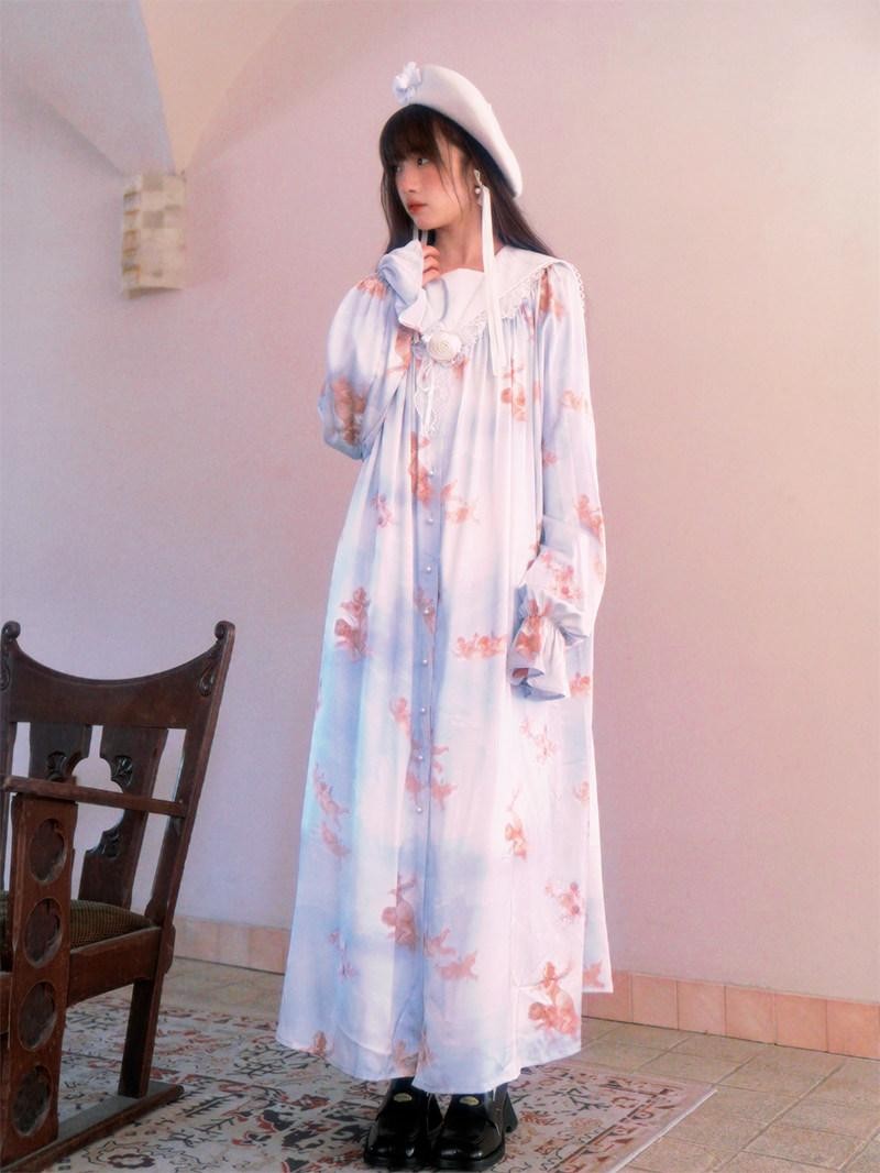 Daytoday Surreal Garden Angel Print Jacquard Women&
