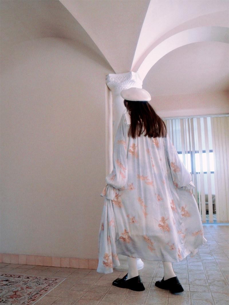 Daytoday Surreal Garden Angel Print Jacquard Women&