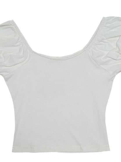 The Cat And The Angel Cotton Tee V Neck T Shirt Long Sleeve