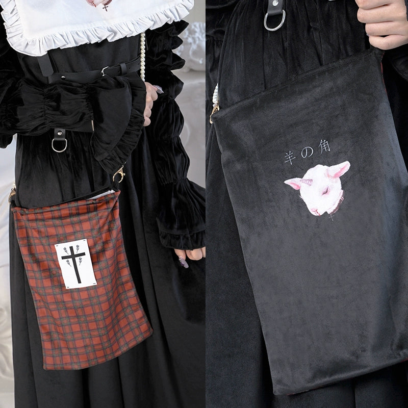 Daytoday_Velvet_Mini_Crossbody_Bag_With_Angel_Lamb_Oyster_Puppy_Print_MISSTT
