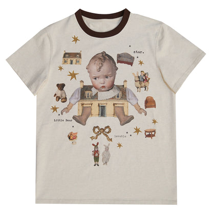Daytoday_Vintage_Doll_Print_Loose_T_Shirt_MISSTT