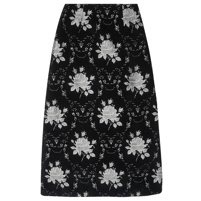 Daytoday_Vintage_Floral_Jacquard_Side_Slit_Midi_Skirt_MISSTT