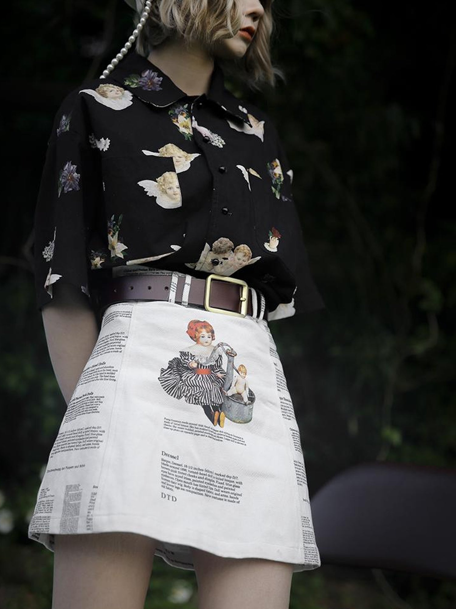 Daytoday Vintage Floral Print Skirt It s A Wonderful Life Collection