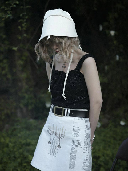 Vintage Floral Print Skirt It s A Wonderful Life Collection