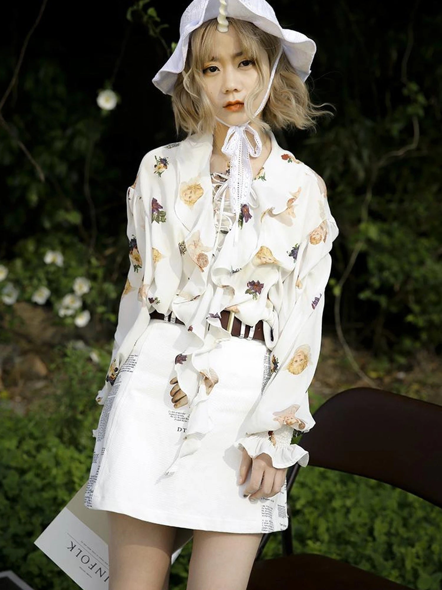 Vintage Floral Print Skirt It s A Wonderful Life Collection