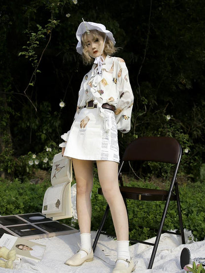 Daytoday Vintage Floral Print Skirt It s A Wonderful Life Collection