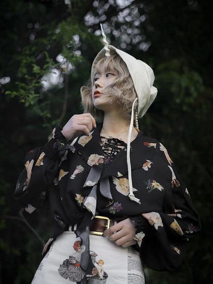 Vintage Floral Print Skirt It s A Wonderful Life Collection