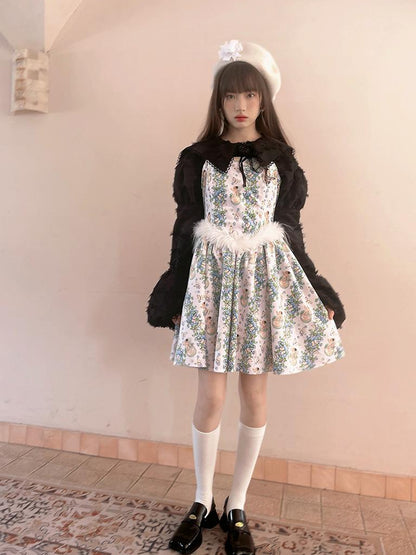 Daytoday Vintage Lace Puff Sleeve Blouse Oversized Fit