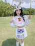 Daytoday Vintage Pastoral Lace Blouse Cotton Short Top
