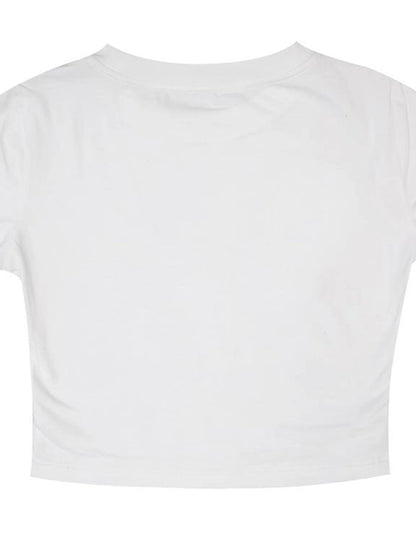 Youth Angel Print Fitted Tee