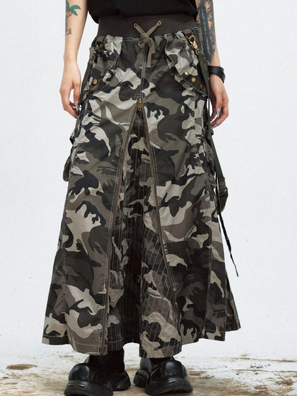 Peoplesense Deconstruct Pocket Jumpsuit Distressed Denim Bundle