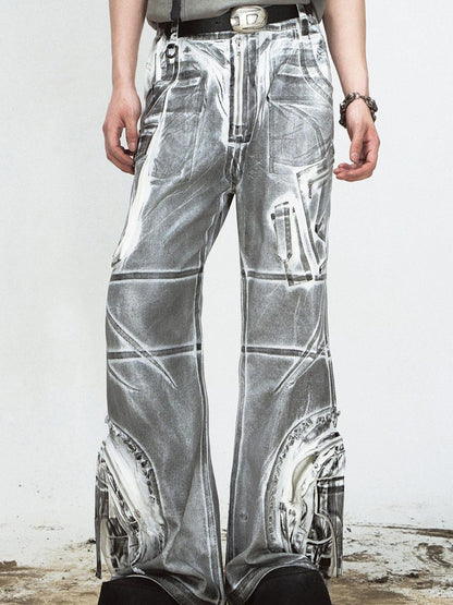 Peoplesense Deconstruct Pocket Jumpsuit Distressed Denim Bundle