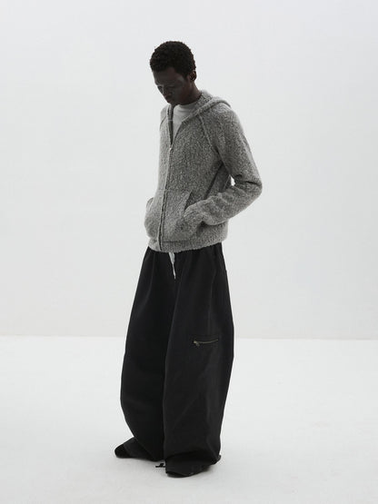 Delivery Black Baggy Cargo Drawstring Pockets Women&