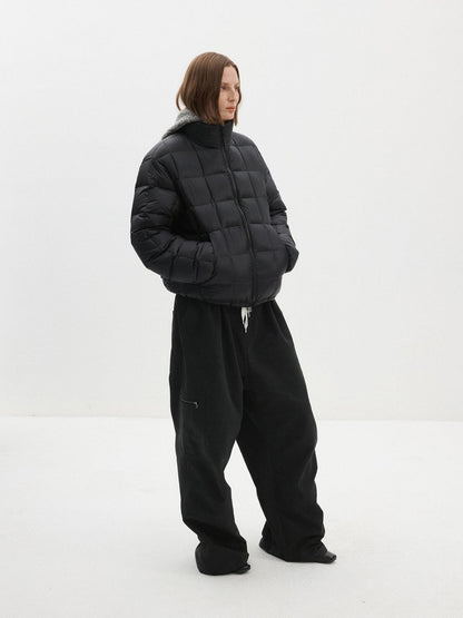 Delivery Black Baggy Cargo Drawstring Pockets Women&
