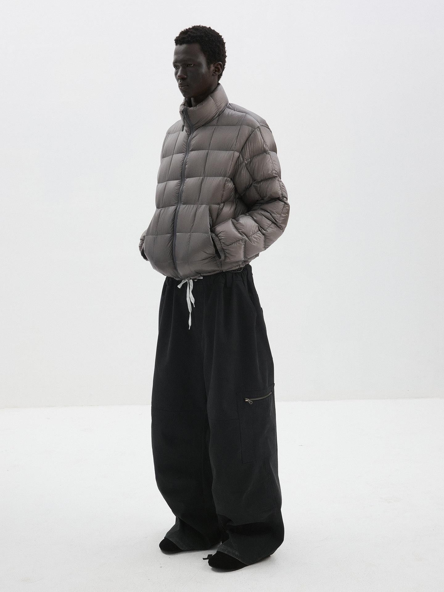 Delivery Black Baggy Cargo Drawstring Pockets Women&