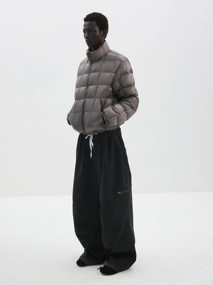 Delivery Black Baggy Cargo Drawstring Pockets Women&