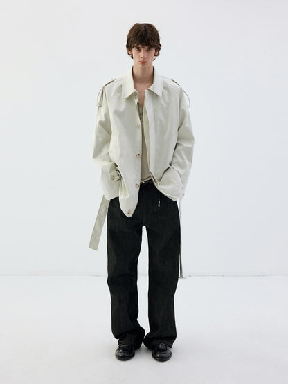 Delivery Black Selvedge Raw Denim Relaxed Women&