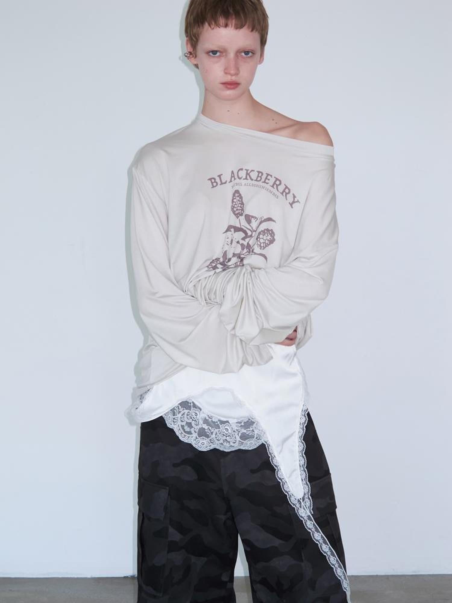Delivery Double Layer Pleated White Satin Lace Trim Asymmetrical Slip Skirt