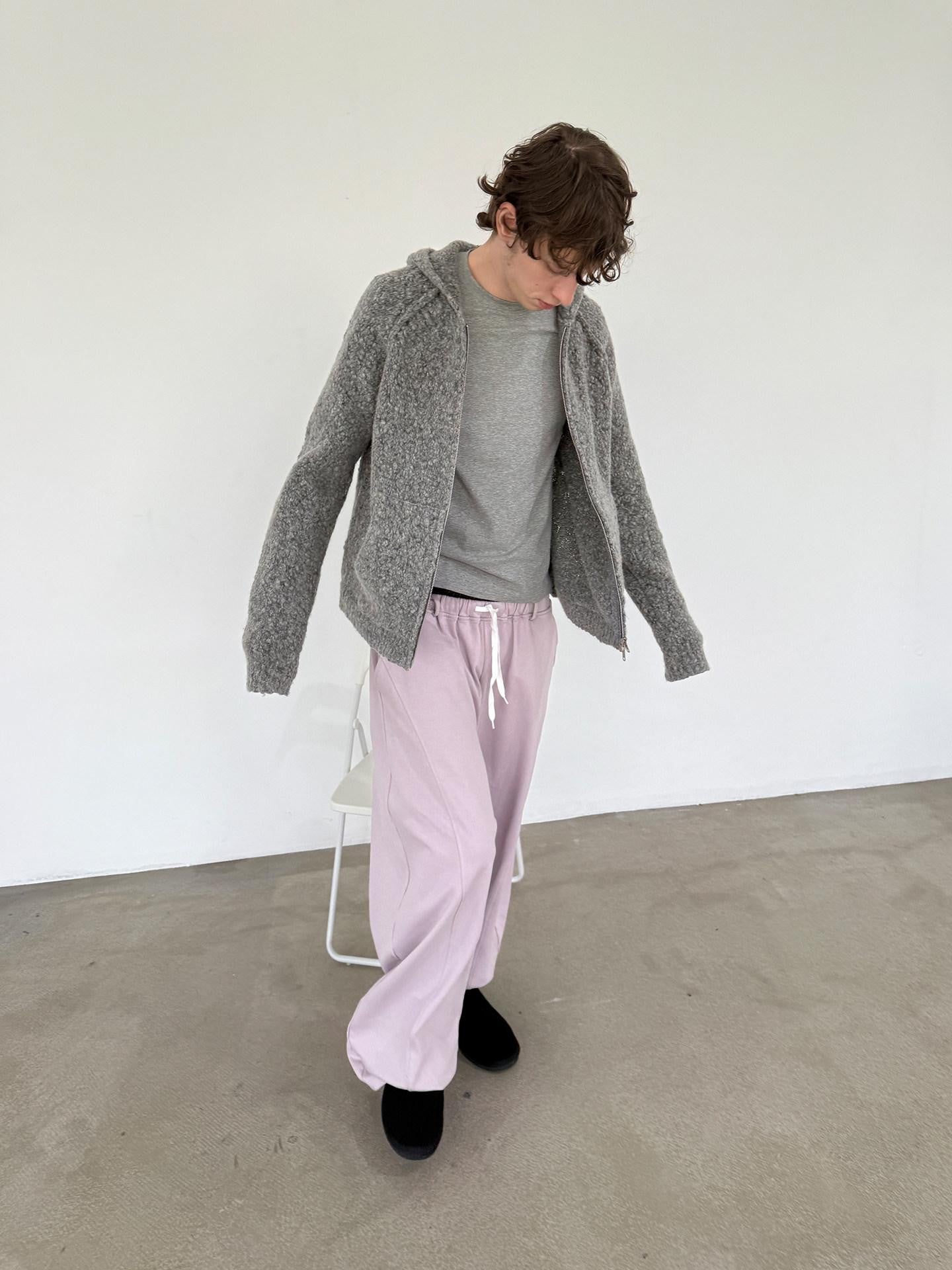 Delivery Dusty Pink Purple 3d Curved Seam Oversized Women&