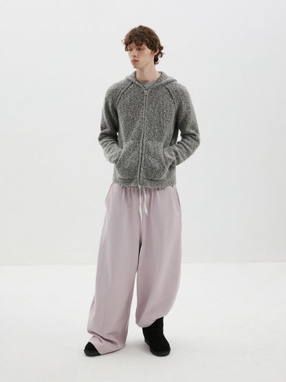 Delivery Dusty Pink Purple 3d Curved Seam Oversized Women&