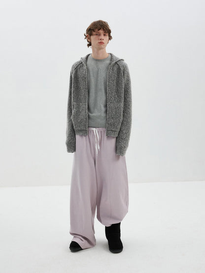 Delivery Dusty Pink Purple 3d Curved Seam Oversized Women&