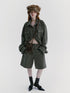 Delivery Green Herringbone Woven Women&