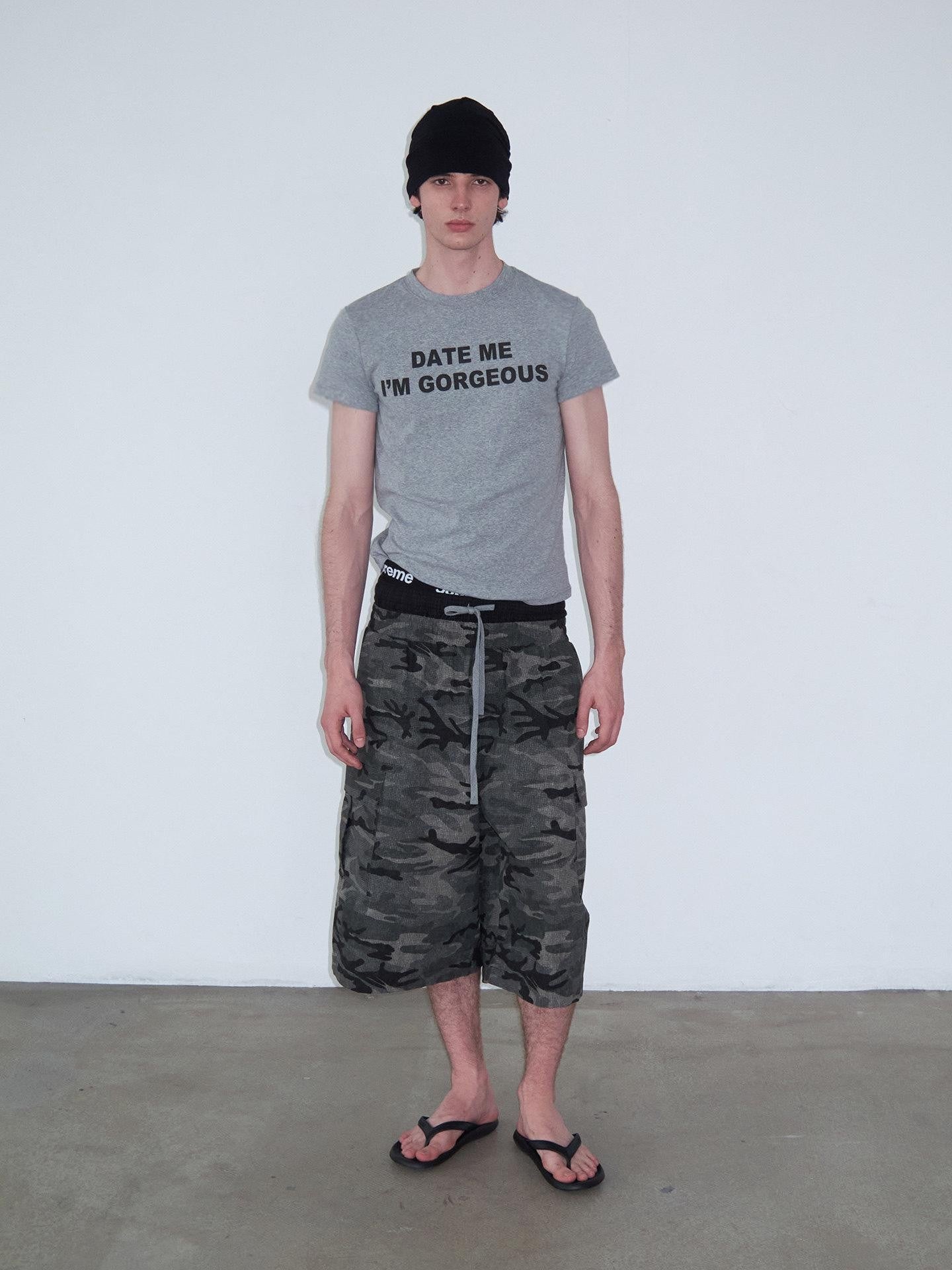 Delivery Grey Letter Print Crew Neck Straight Women&