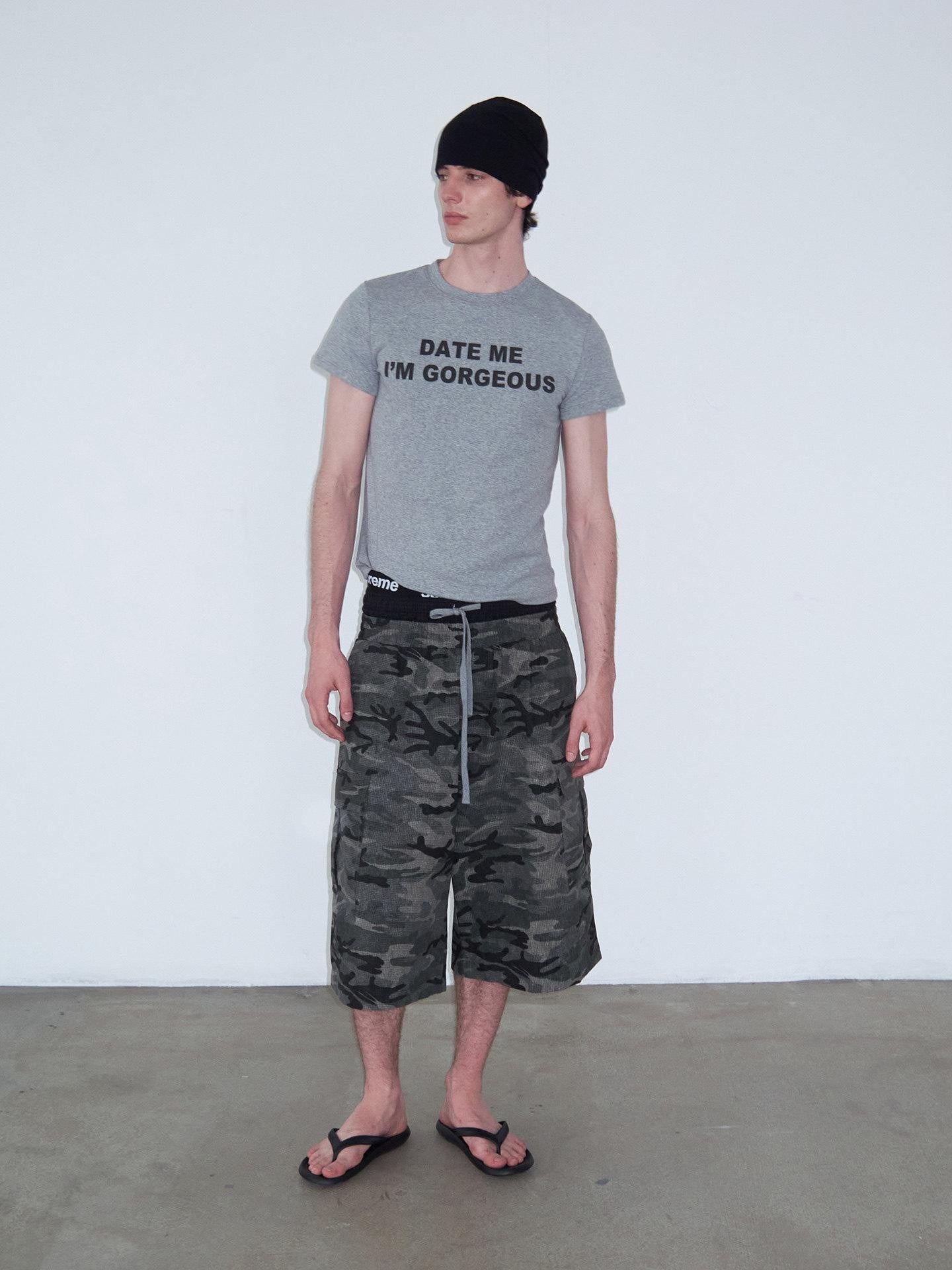 Delivery Grey Letter Print Crew Neck Straight Women&