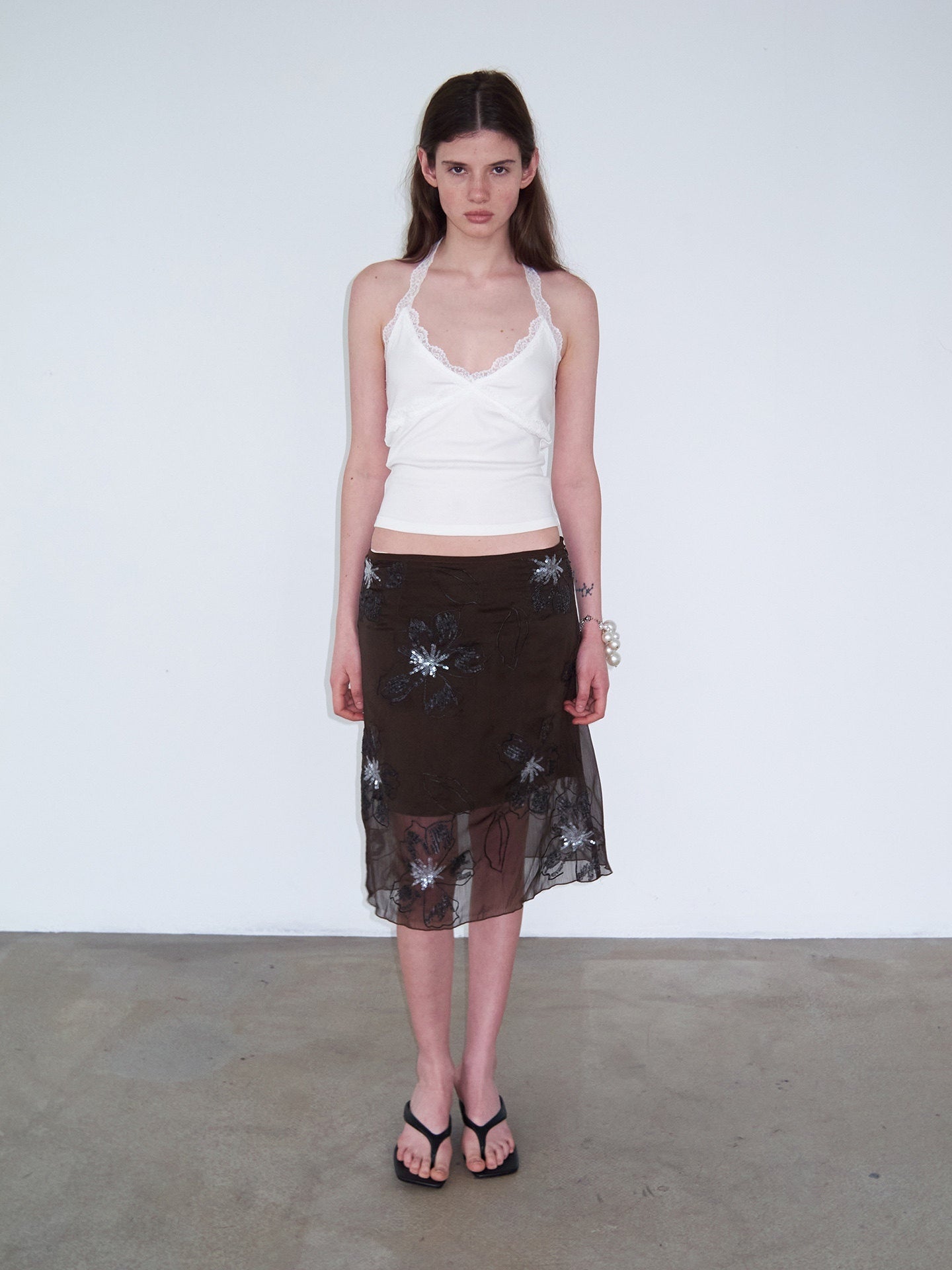 Delivery_Lace_Trim_Backless_Spliced_V-neck_Slim_Short_Women&