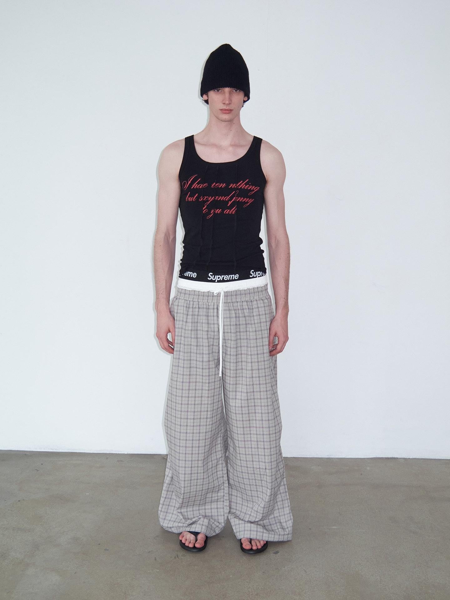 Delivery Letter Print Deconstructed Crewneck Slim Women&
