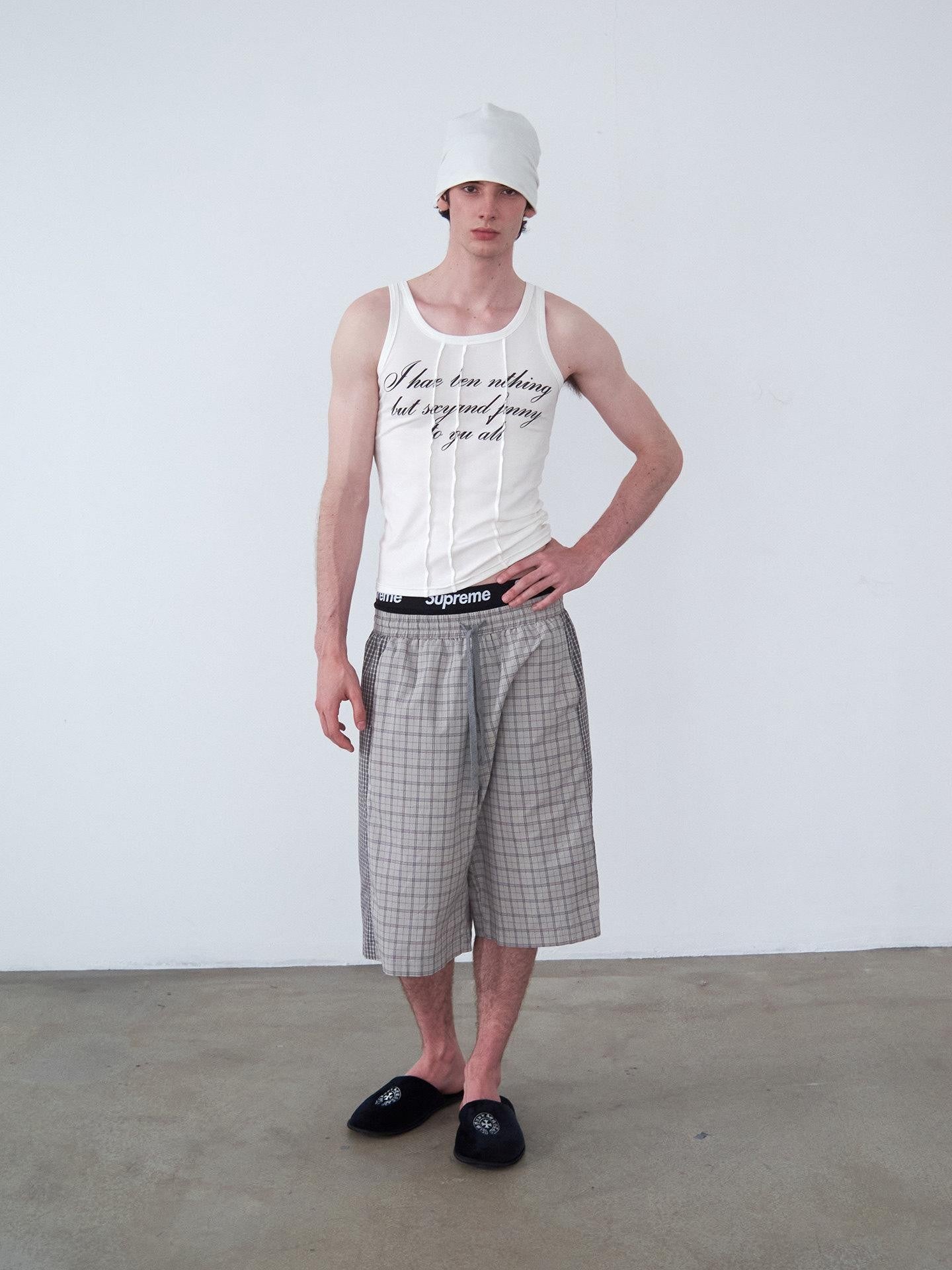 Delivery Letter Print Deconstructed Crewneck Slim Women&